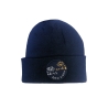 White and Gold Playing Tigers Beanie