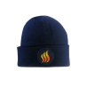 The Glowing Yellow Flame on Fire Hot Beanie