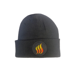 The Glowing Yellow Flame on Fire Hot Beanie