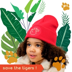Timmy the Tiger Gold Beanie
