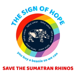 Save the Sumatran rhino Beanie