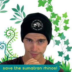 Save the Sumatran rhino Beanie
