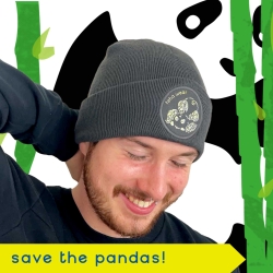 Pete The Baby Panda Beanie (Yellow)